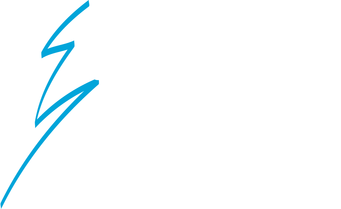logoindex Unlimited Electrical Contracting blue and white logo